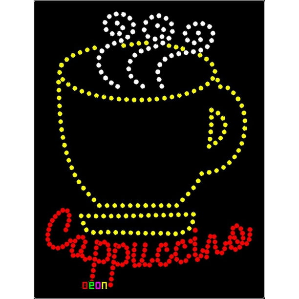 LED Sign Coffee vertical 